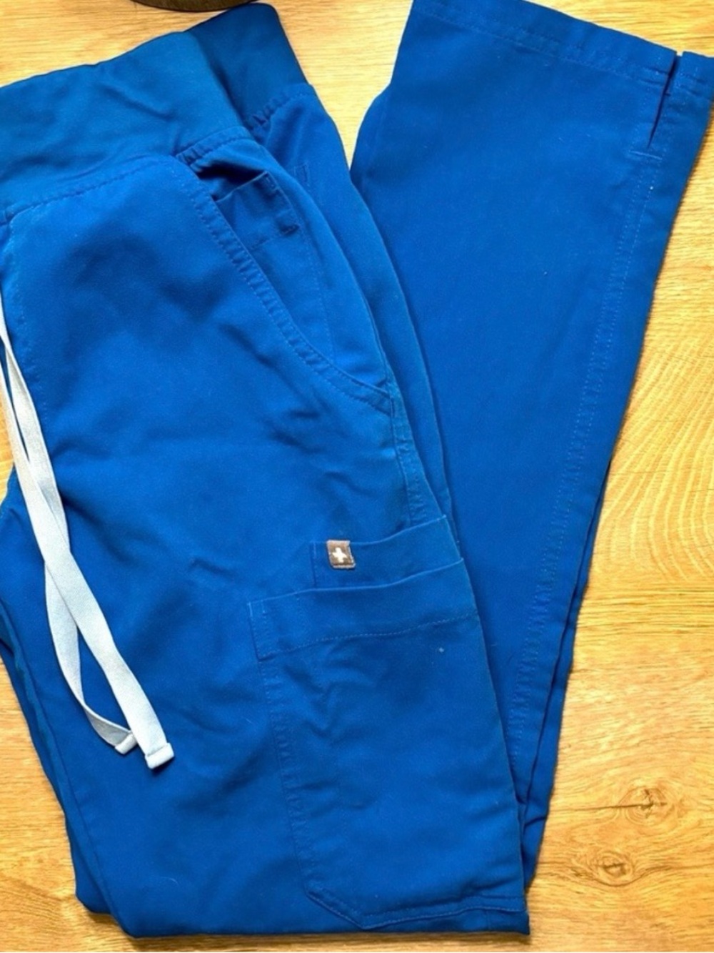 Figs High Waisted Yola 2.0 Scrub Pants - Royal Blue XS